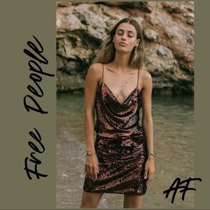 FREE PEOPLE SHONA JOY ZAIDA CROP COWL CAMI - CLAY